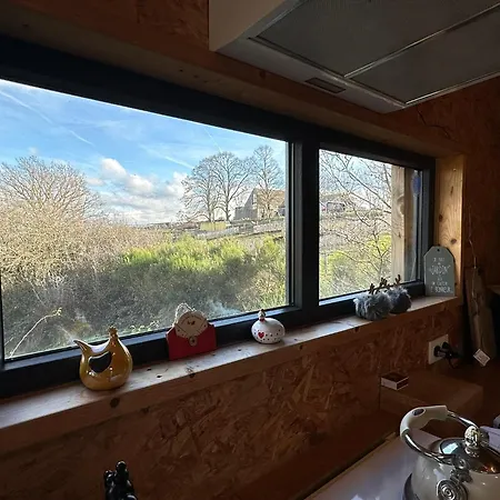 Chata Domaine De Hurlevent - Tiny House Petite Maison Ecologique Aywaille